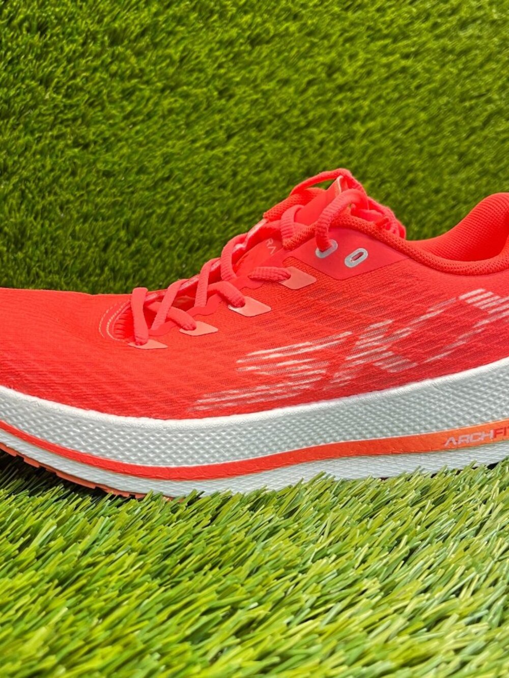 Skechers Go Run Razor 5 Womens Size 9 Orange Red Athletic Running Shoes Sneakers - Picture 3 of 11